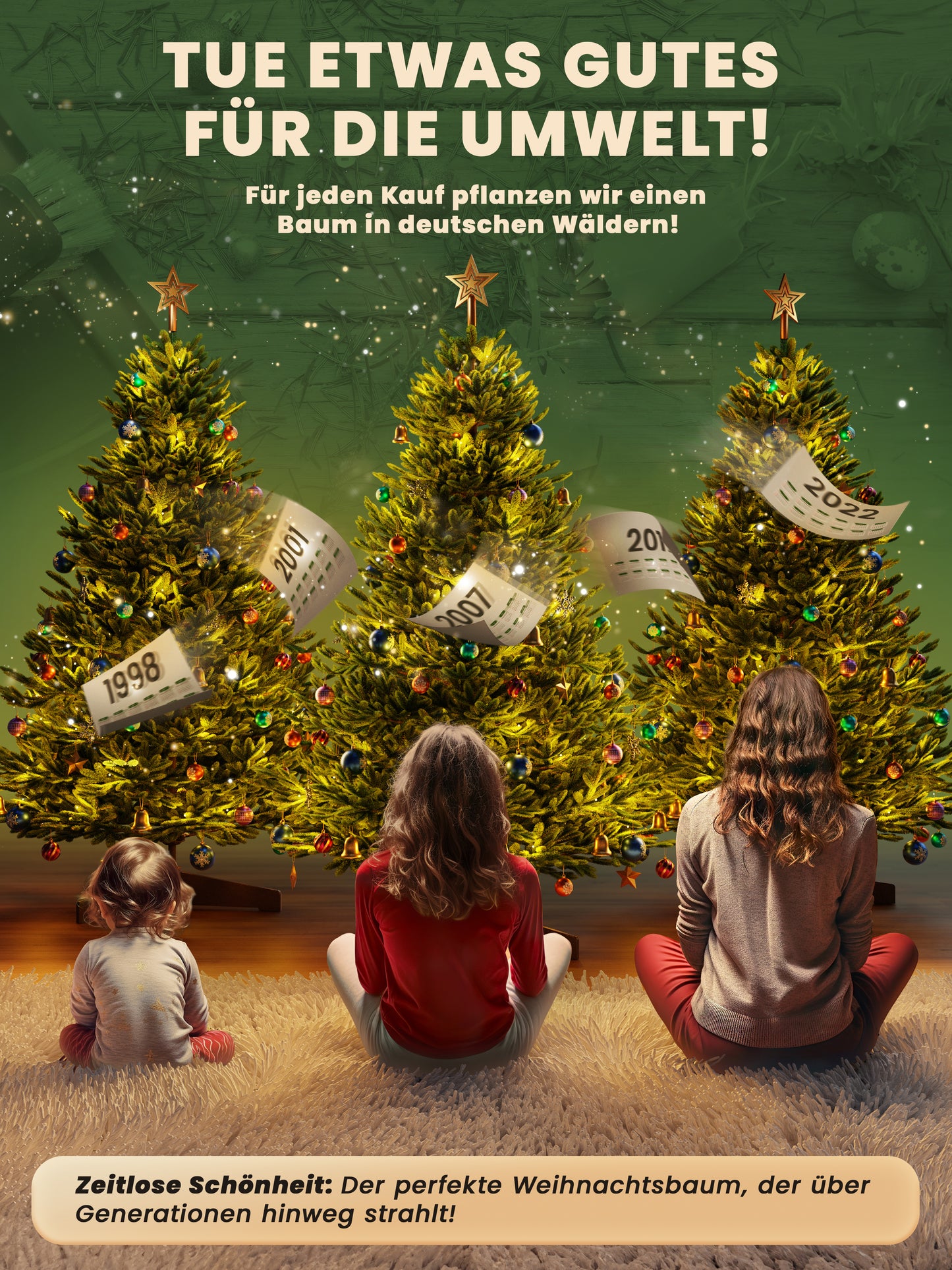 ArtiTree® Künstlicher Weihnachtsbaum - Premium Tanne